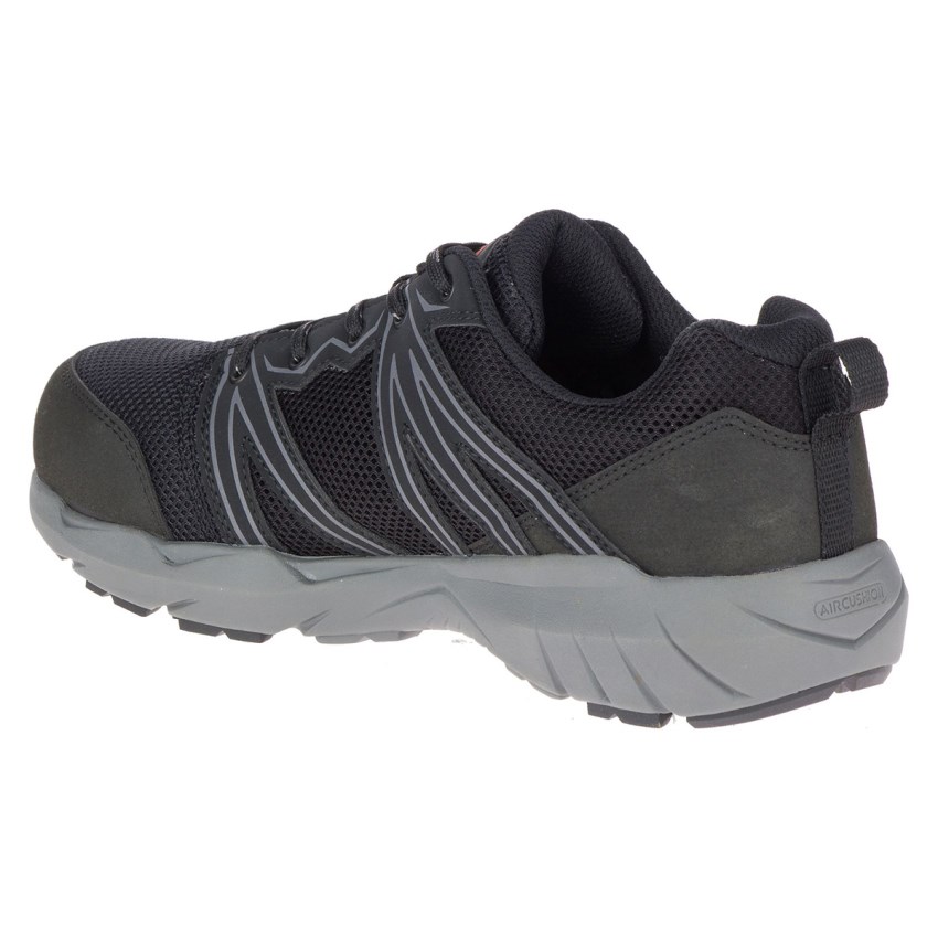 Chaussure de Securite Merrell Fullbench Superlite Alloy Toe Noir Homme | W.X.JBVB